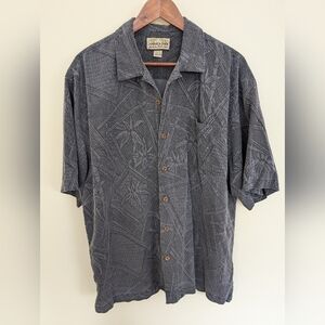 Jamaica Jaxx Silk men's shirt XL grey